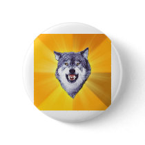 Courage Wolf Advice Animal Internet Meme Pin