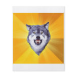 Courage Wolf Advice Animal Meme flyers