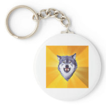 Courage Wolf Key Chains
