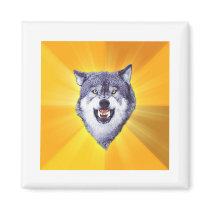 Courage Wolf Magnet