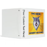 Courage Wolf Meek Inheritance 3 Ring Binder