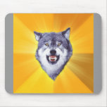 Courage Wolf Mouse Pad