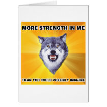 Courage Wolf Strength cards
