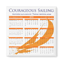 Courageous Calendar Magnet