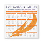 Courageous Calendar Magnet