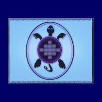 Courageous Turtle Postcards postcards