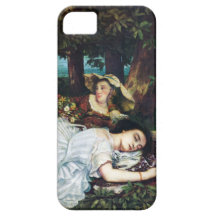Courbet Young Ladies on the Banks of the Seine iPhone 5 Cover