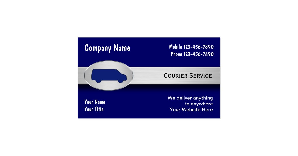 Courier Business Cards Zazzle