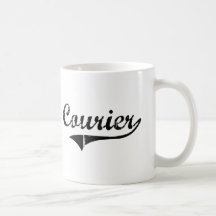 Courier Professional Job Coffee Mugs