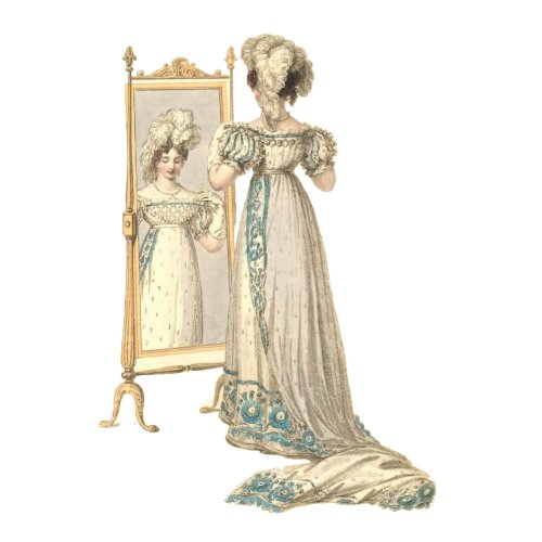 Court Dress 1822 card