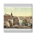 Court house, Bamberg, Bavaria, Germany vintage Pho Fridge Magnet