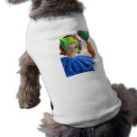 Court Jester Clown with Balloons Dog Tee Shirt