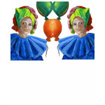 Court Jester Clown with Balloons t-shirts by Faces_ Court Jester Clown with Balloons t-shirts