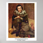 Court Jester Juan De Calabazas By Diego Velazquez posters