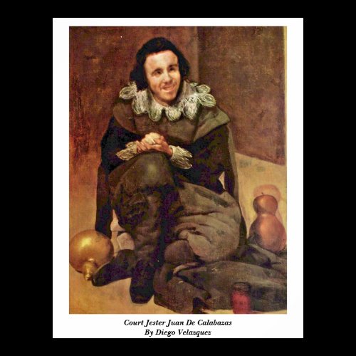 Court Jester Juan De Calabazas By Diego Velazquez Poster