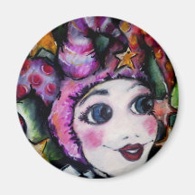 Court Jester Refrigerator Magnet