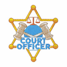 Court Officer Embroidered Track Jacket