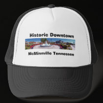 Court Square and Park McMinnville Tennessee, hats
