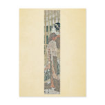 Courtesan gazing at embankment by Utagawa,Toyokuni Post Cards