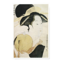 Courtesan Yosooi, Eisho, 1790s posters