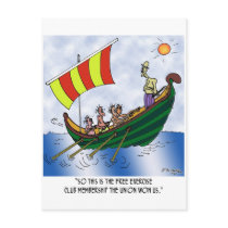 Courtesy Among Galley Slaves Post Card