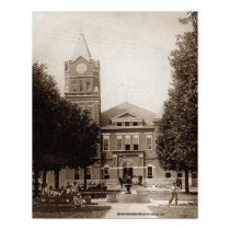 Courthhouse Warren County Tennessee Circa 1910 posters
