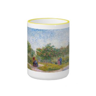 Courting Couples in the Voyer d'Argenson Park Gogh Mugs