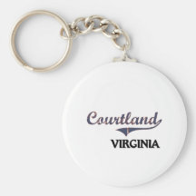 Courtland Virginia City Classic Keychain