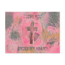 COURT'S CROSS HEART postcards