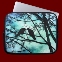 Courtship of Crows Laptop Sleeve laptop sleeves