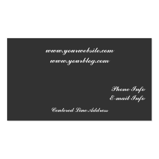 Courtyard Detail Business Card (back side)