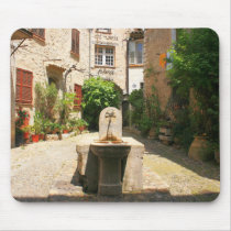 Courtyard Fountain mousepads