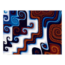 Courtyard in Snow Fractal Art