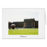 Courtyard in Vatican Museum Card
