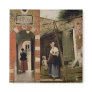 Courtyard of a house in Delft, 1658 Refrigerator Magnet