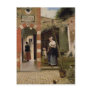 Courtyard of a house in Delft, 1658 Postcards
