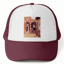 Courtyard Of A House In Delft By Hooch Pieter De ( Trucker Hats