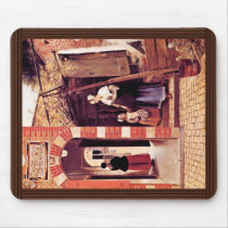 Courtyard Of A House In Delft By Hooch Pieter De ( Mousepad