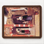 Courtyard Of A House In Delft By Hooch Pieter De ( Mousepad