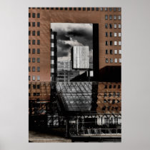 Courtyard, Rotterdam Posters