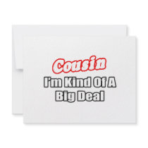 Cousin...Big Deal Custom Invitation