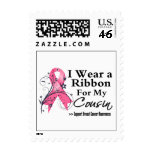 Cousin Floral Ribbon - Breast Cancer Stamps