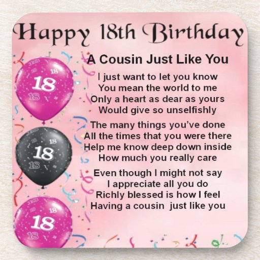 18th Birthday Captions For Cousin