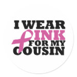Pink Ribbon Stickers