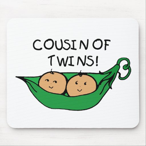 Cousin Twin Pod Mouse Pad