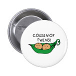 Cousin Twin Pod Pinback Button