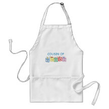 Cousin Twins Blocks Aprons