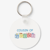 Cousin Twins Blocks keychains by Scrappintwins Cousin Twins Blocks keychains