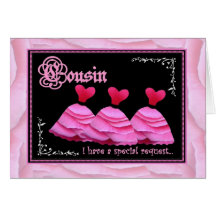 Cousin Will You Be My Bridesmaid? Cards