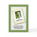 Cousin's Birthday Card with Cattle Egret